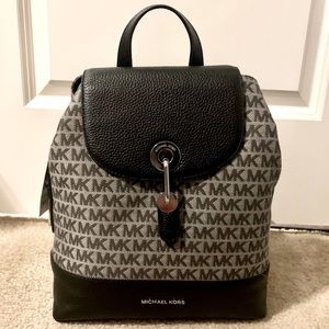 Michael Kors Raven Medium Signature Backpack